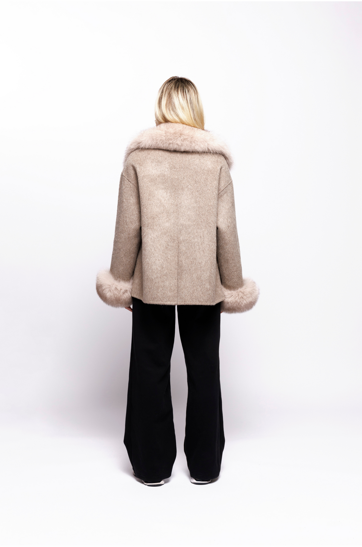 Blazer Faca Aveludado - Areia